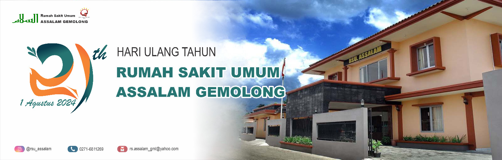 HUT RSU Assalam Gemolong yang Ke-21